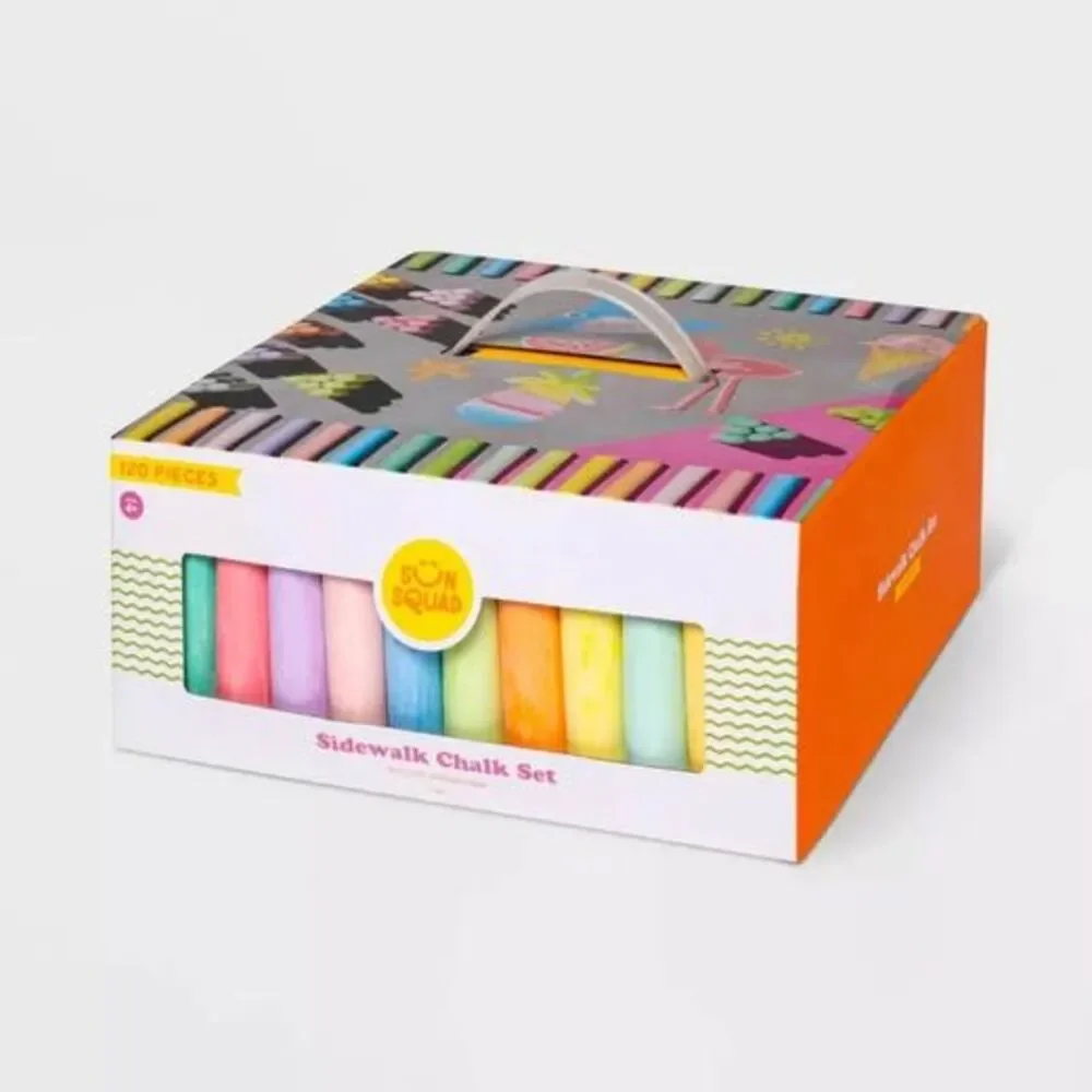 120 Piece Sidewalk Chalk Set